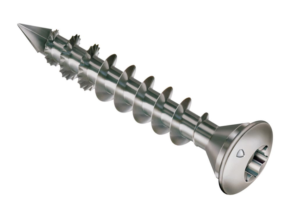 SPAX® Vite per palo in legno, Testa di centraggio, T-STAR plus, Filetto totale