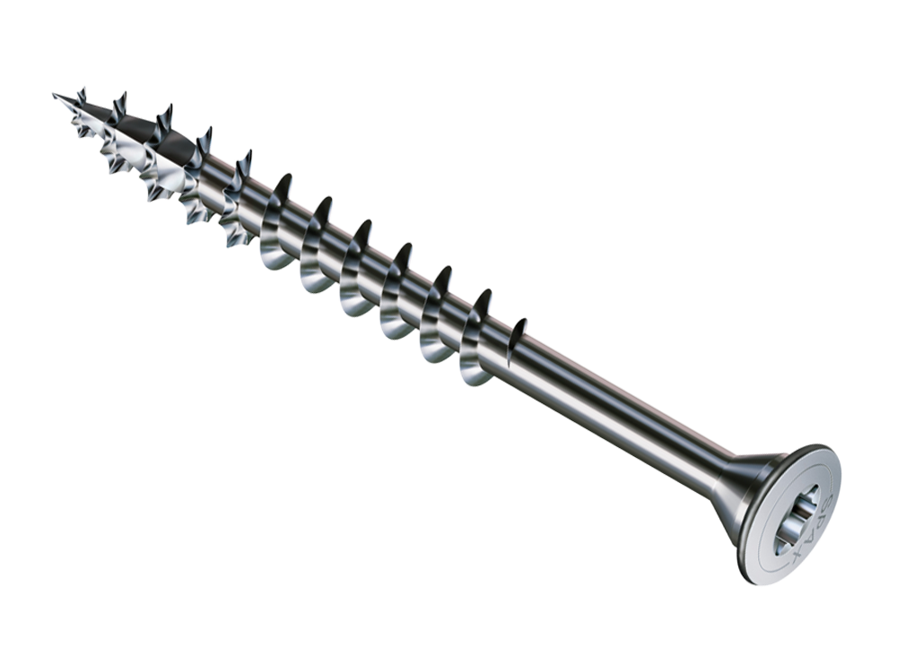 SPAX®  Vite per la costruzione in legno, Testa piatta, T-STAR plus, Filetto parziale