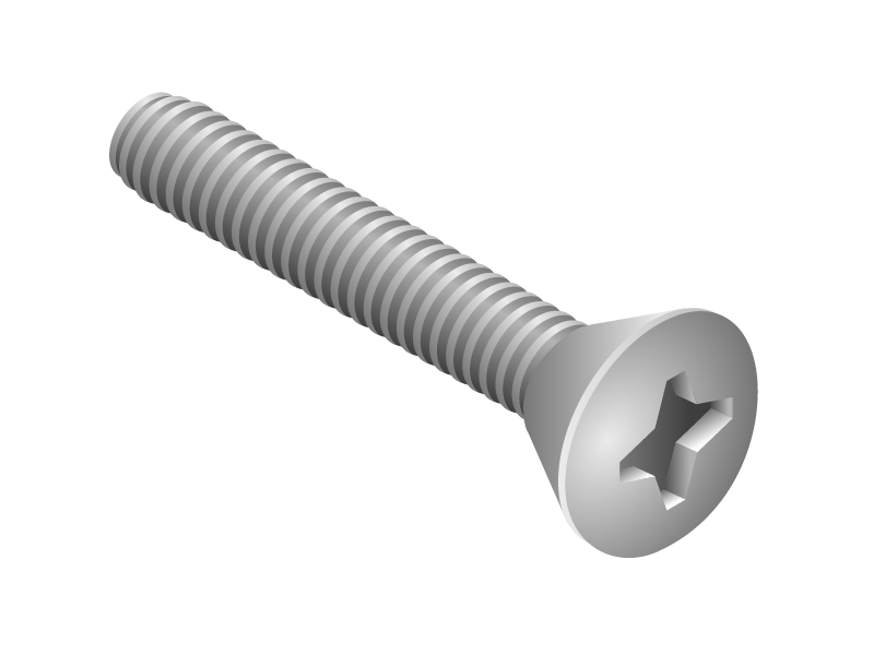 Linsensenkschrauben