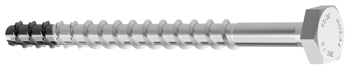 Multi-Monti® Schraubanker Sechskantkopf, Edelstahl A4, 7,5x75