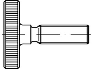 DIN 653 Rändelschraube niedrige Form A1 M 5x12