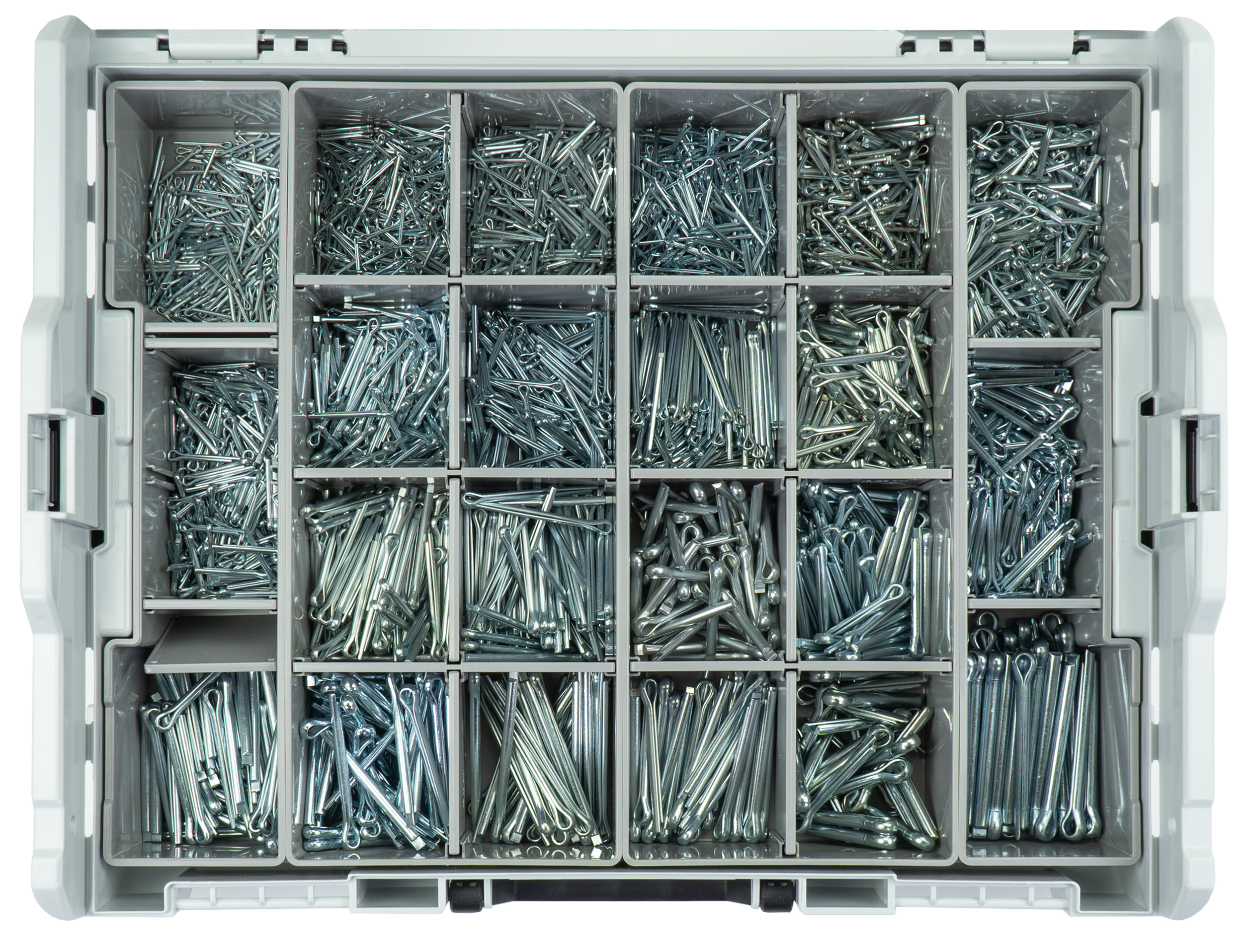180-teilige Splinte, 8 Größen R-Clips Haltestift, R-förmige Splintclips