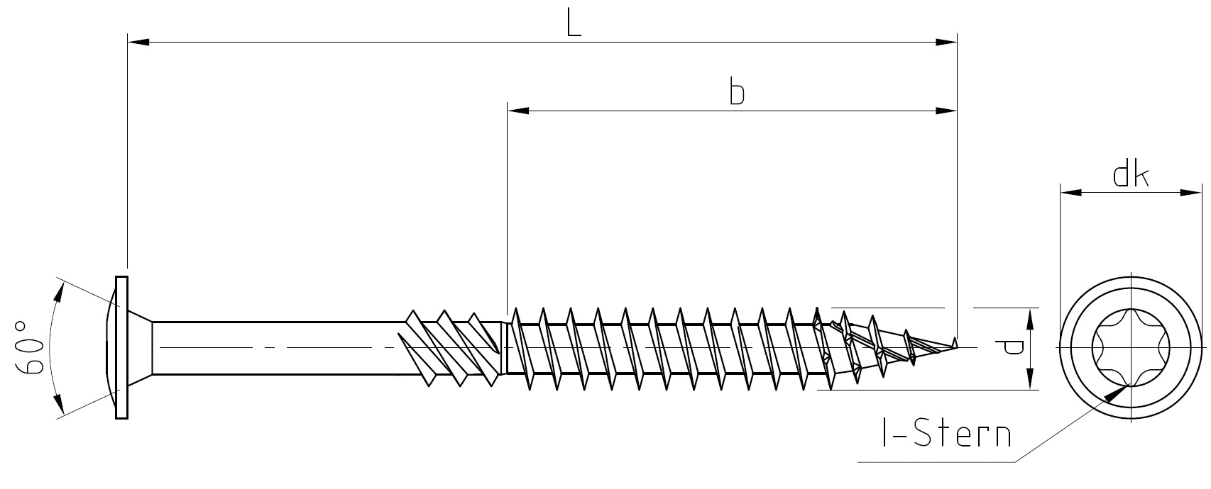 Holzbauschraube, Tellerkopf, TX, Teilgewinde, Stahl verzinkt, 8,0x160