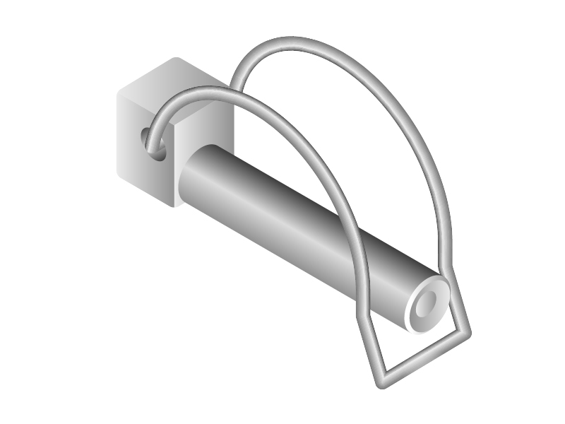 Klappstecker