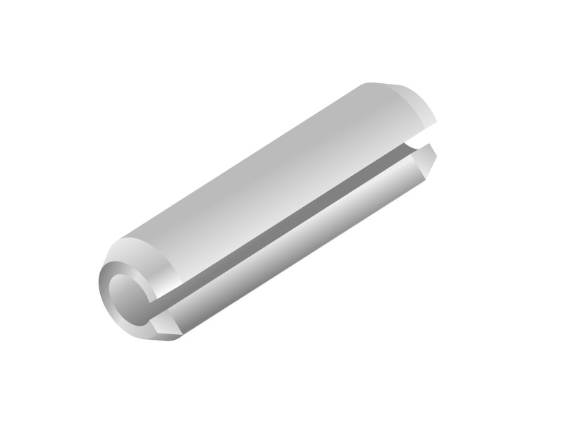 ISO 8752 Spannstifte Geschlitzt - 10x80 Mm Rostfrei 1.4310 - 40 Stück Set