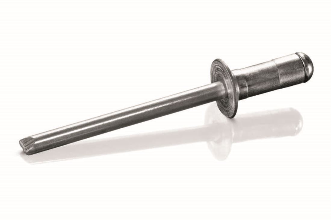 Mehrbereichs-Blindniete Senkkopf Alu/Stahl 4,0x12 (Klemmbereich3,0-8,5 mm)