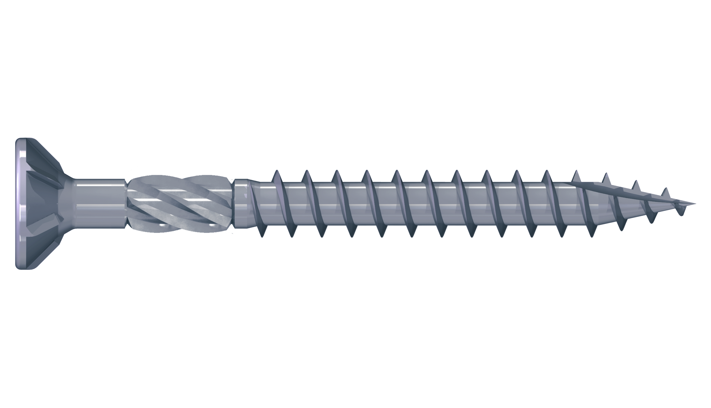 Reisser Spanplattenschraube R2 plus, Senkkopf mit Fräsrippen, TX, Teilgewinde, Stahl RUSPERT®, 6,0x120