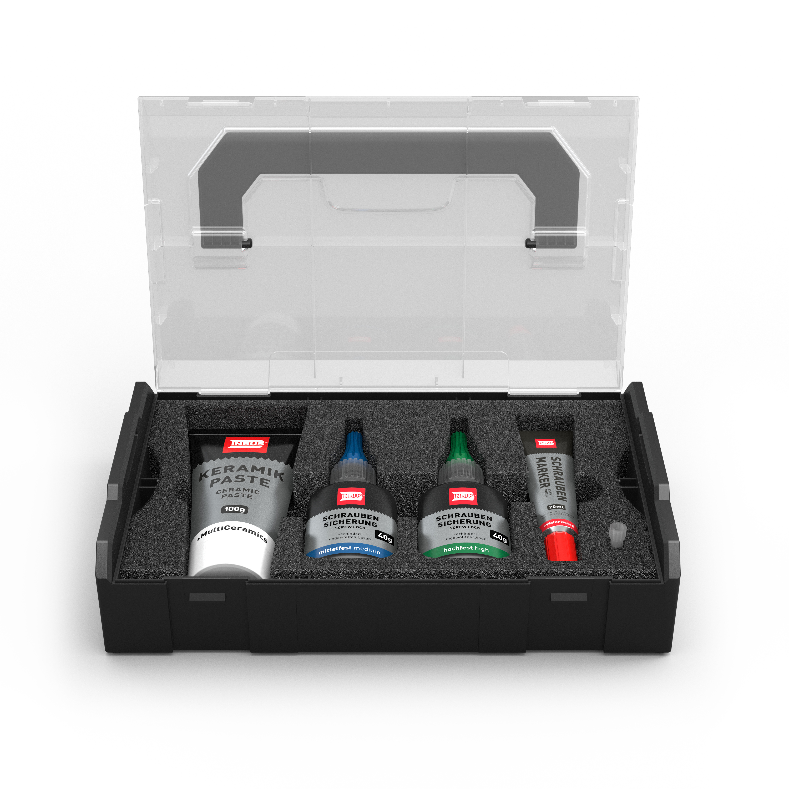 Mini Inbus INBUS® 74902 Schraubchemie®-Sortiment in L-BOXX MINI — Made in Germany ...