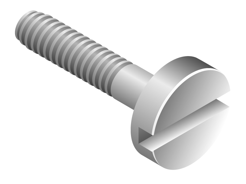 Flachkopfschrauben DIN 85 A2 M3,5X16 - 500 Stück Edelstahl Schrauben