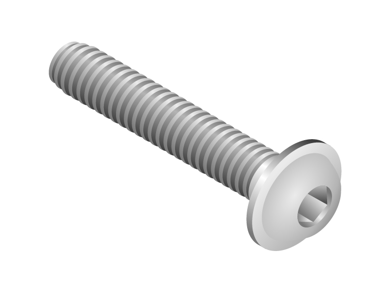 Schwarz 12.9 Innensechskant Linsenkopf Linsenschrauben M2/M2.5/M3/M4/M5